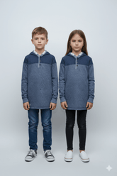 ROADWEAR KIDS TWO TONE COLOR HOODIE - Smgarment's